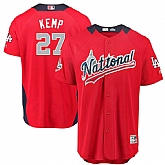 National League 27 Matt Kemp Red 2018 MLB All Star Game Home Run Derby Jersey,baseball caps,new era cap wholesale,wholesale hats
